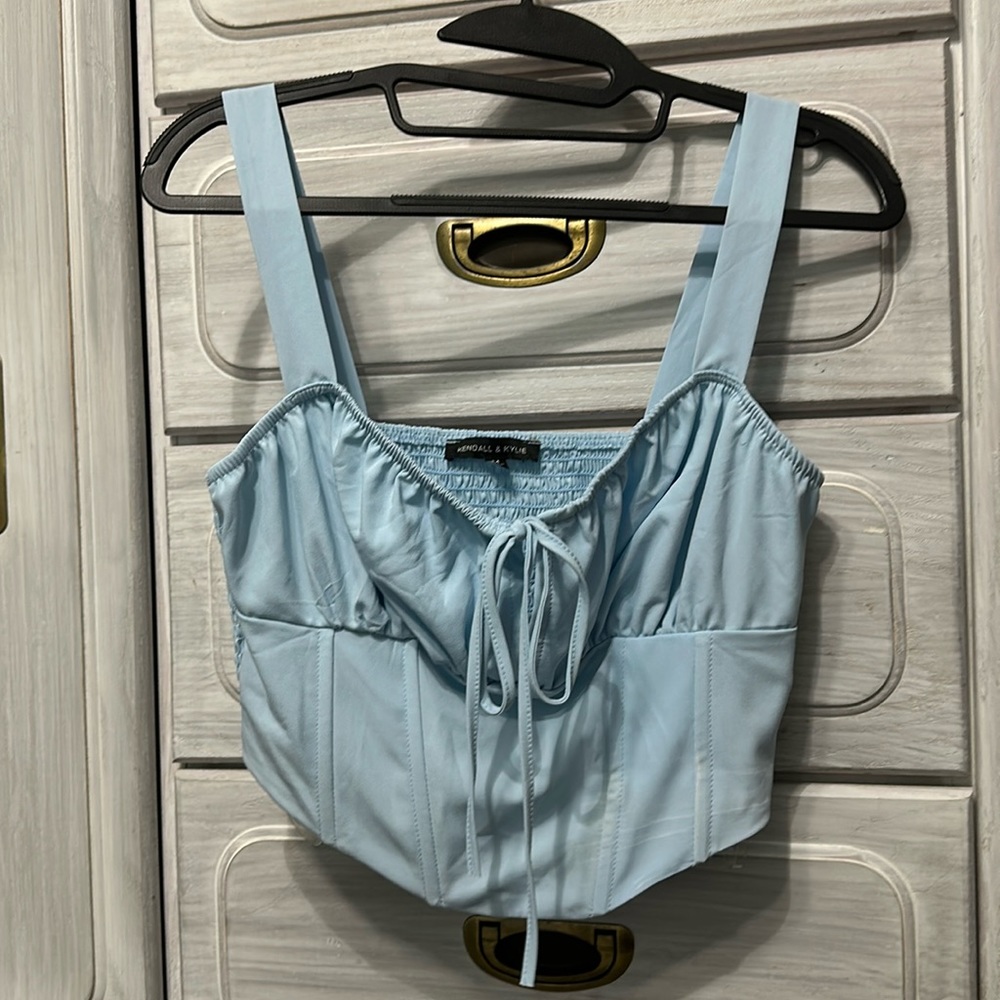 Corset-Like Crop Tank